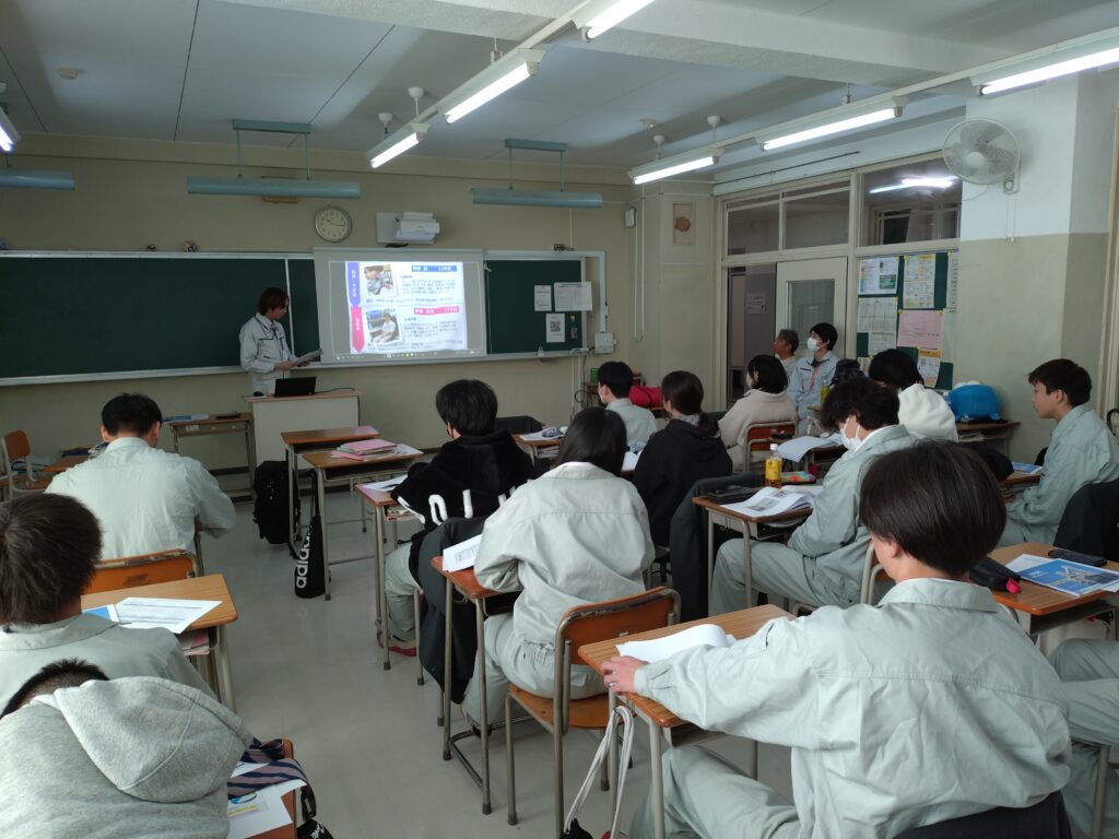 【藤沢工科高等学校】にて出前授業・【藤沢生コン㈱】にて工場見学を実施しました❕